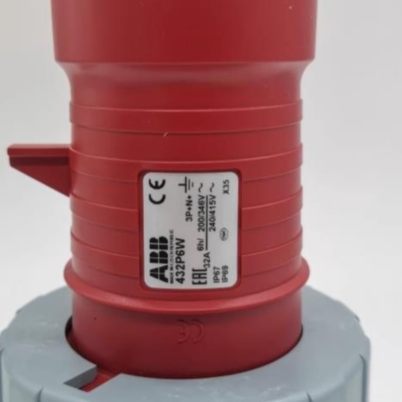 1/Piece ABB 10091826 Industrial Plug Connector Socket 432P6W 32A 346-415V