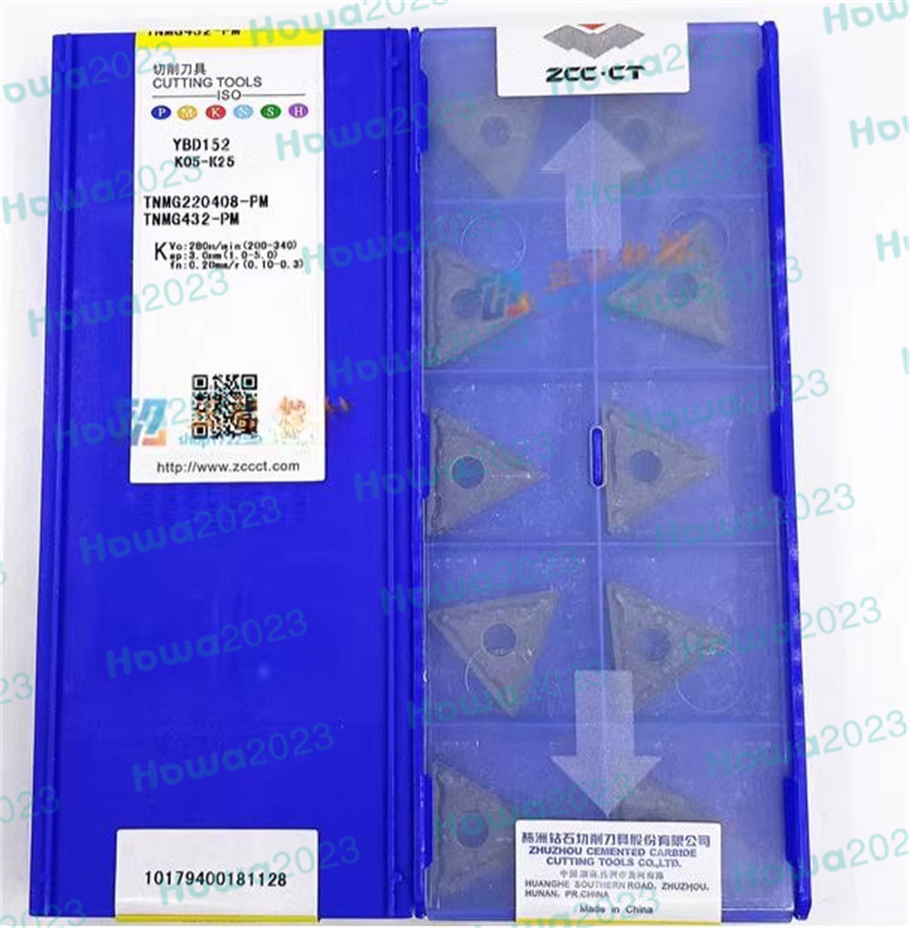 10Pcs/Box TNMG220408-PM YBD152 TNMG432-PM CNC turning blade Carbide Inserts