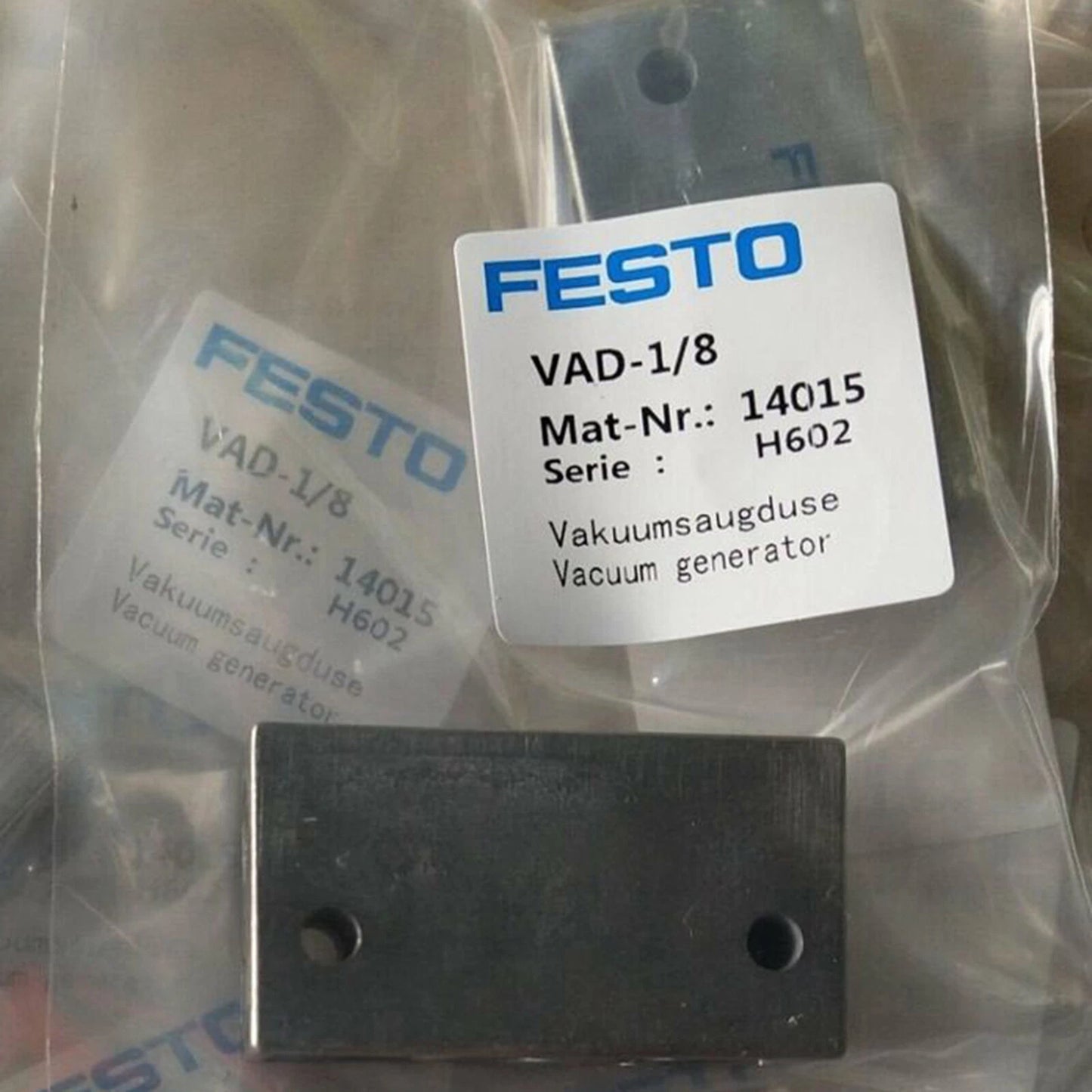 one  Festo VAD-1/8 14015 Vacuum Generator valve Quality assurance #P