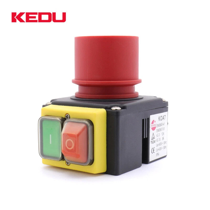 Motor Protection Switch Kedu KOA7 Switch Button 400v For Exhaust Fan