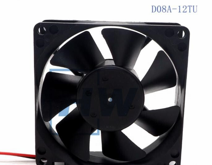 1Pc   NIDEC D08A-12TU 8CM 8025 12V 0.19A Cooling Fan 2-wire