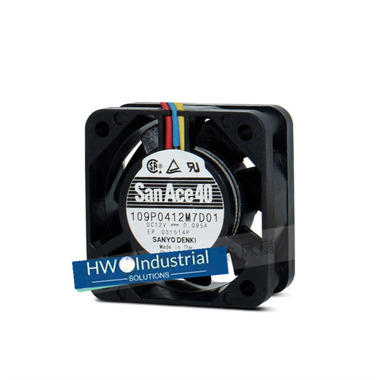 1/piece Sanyo 109P0412M7D01 12V 0.095A 4015 4CM Chassis Cooling Fan
