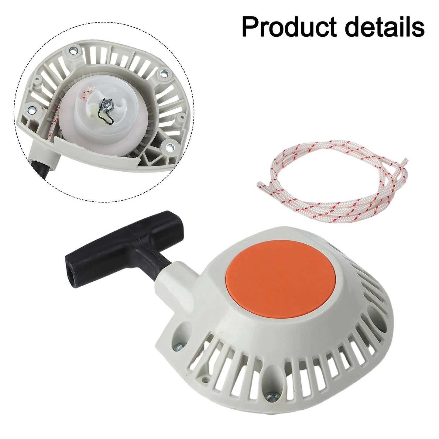 Heavy Duty Recoil Pull Starter Designed for Outdoor Equipment Performance