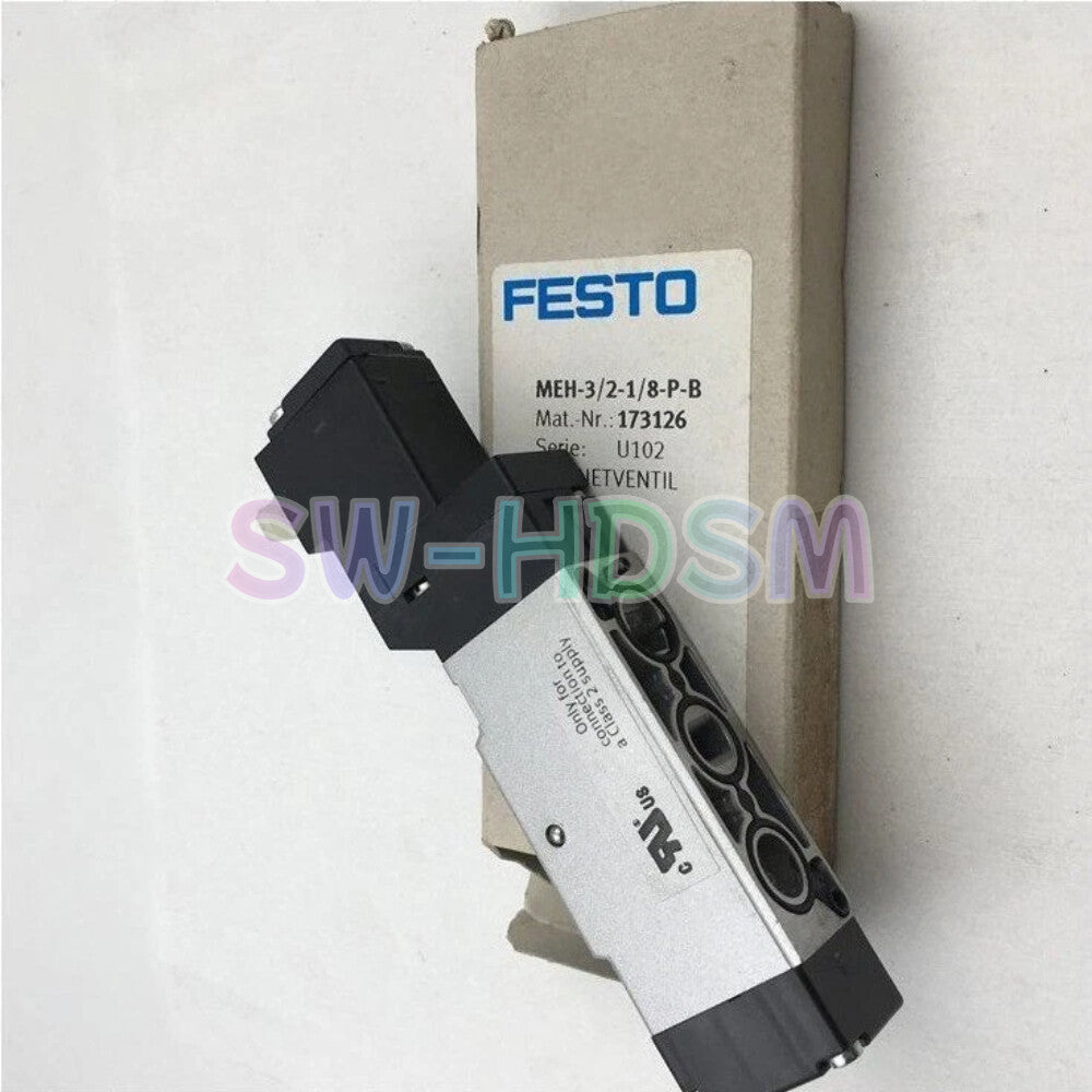 1PCS  For FESTO MEH-3/2-1/8-P-B 173126 Solenoid Valve freight free