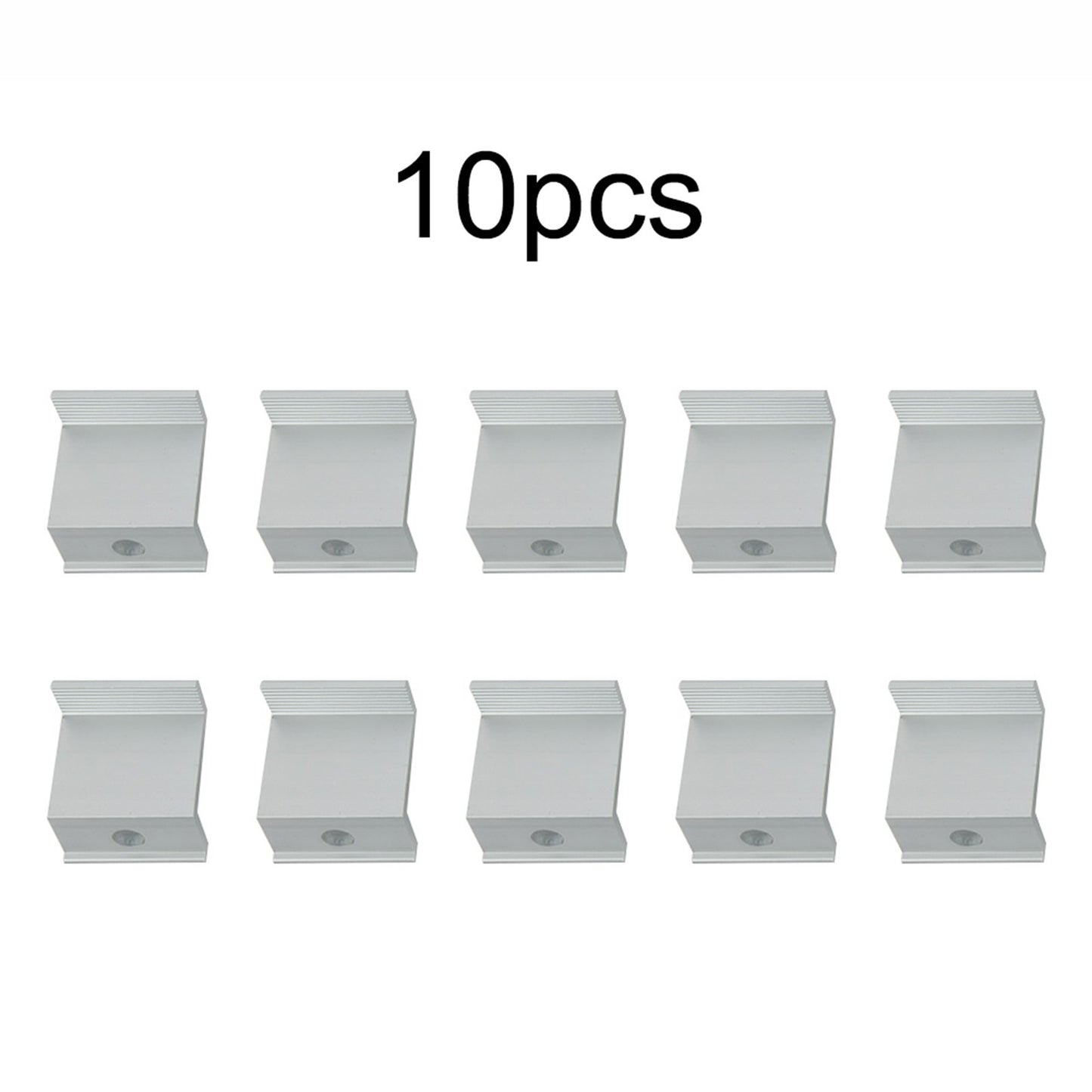 10Pcs End Clamp 4 Types PV End Clamp Photovoltaic Solar Panel Mount