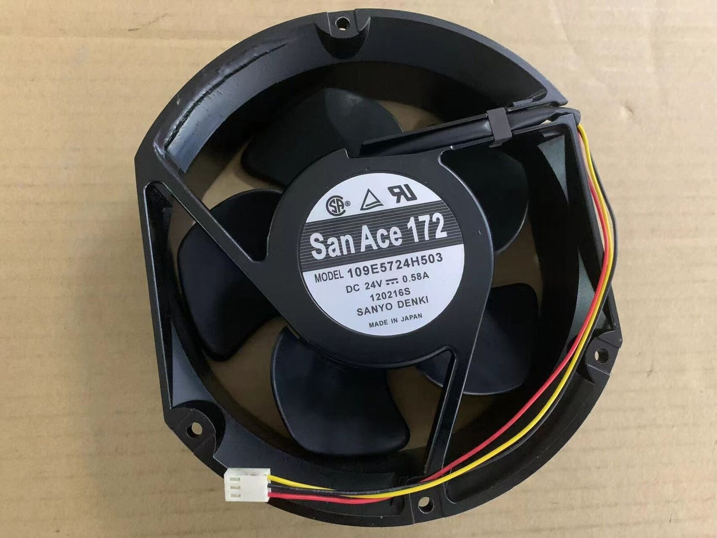 ORIGIANL SANYO Axial flow fan 109E5724H503 24V 0.58A 172*150*51MM 3pin