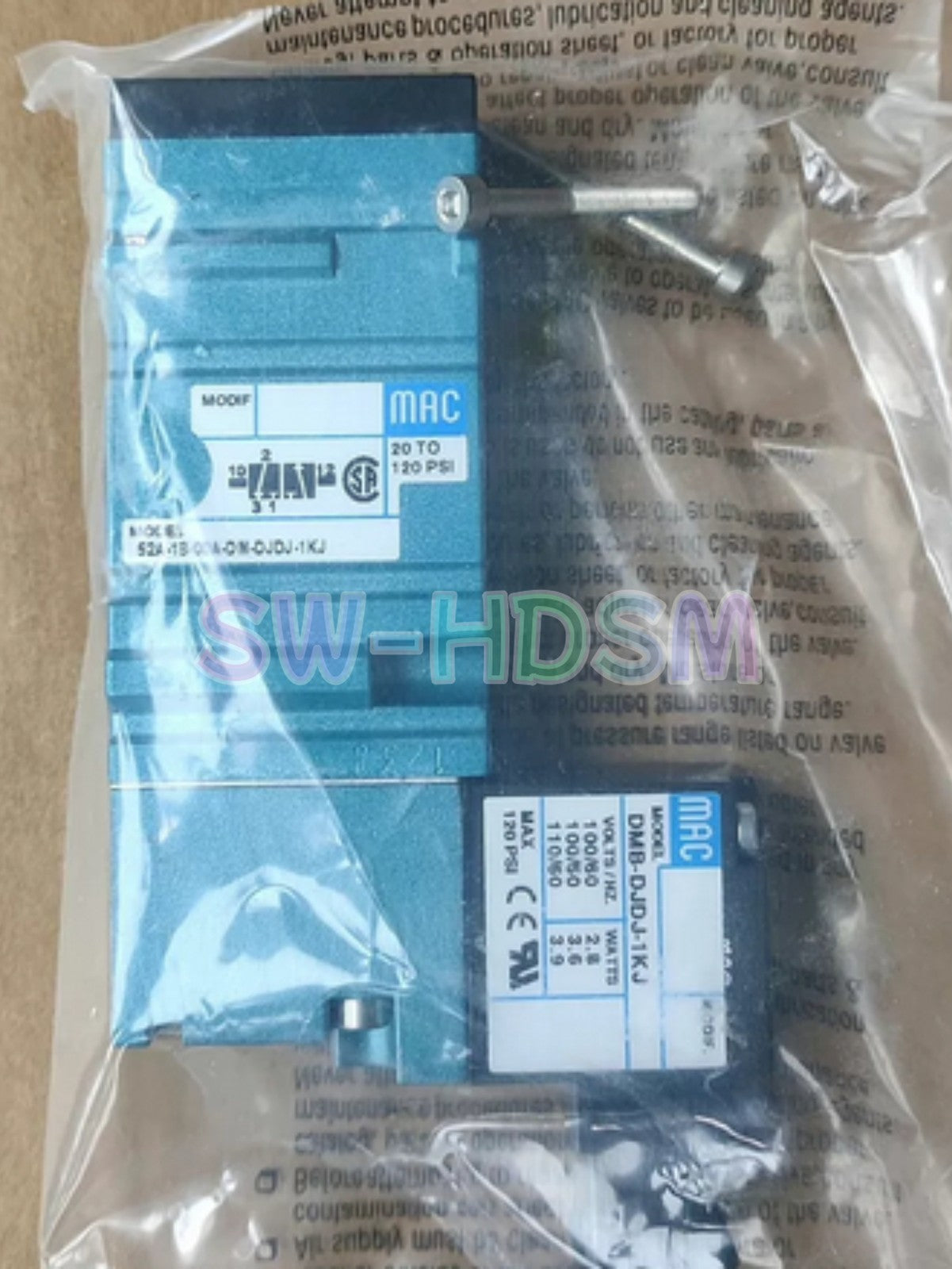 1PCS  for Mac 52A-13-00A-DM-DJDJ-1KJ Solenoid Valve Freight Free