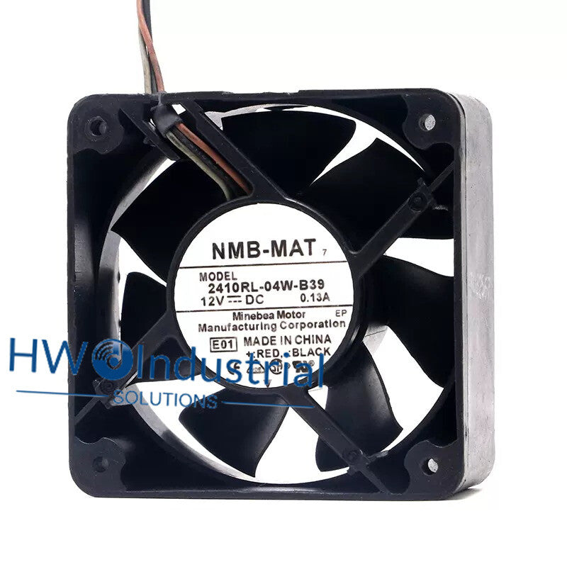 NMB-MAT 2410RL-04W-B39 6CM 12V 0.13A 3-wire 6025 6CM Server Heat Rejection Fan