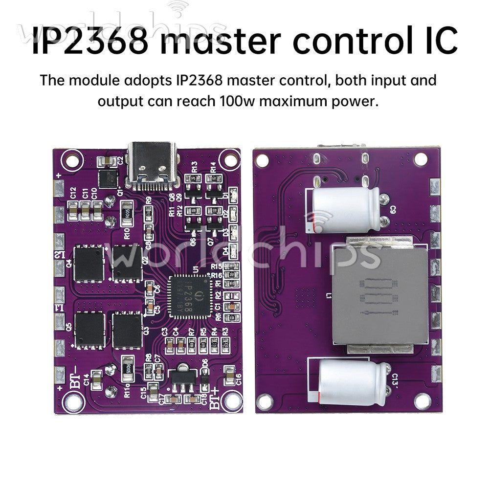 IP2368 Bidirectional High-Power Fast Charging Module Buck-Boost Module Type-C