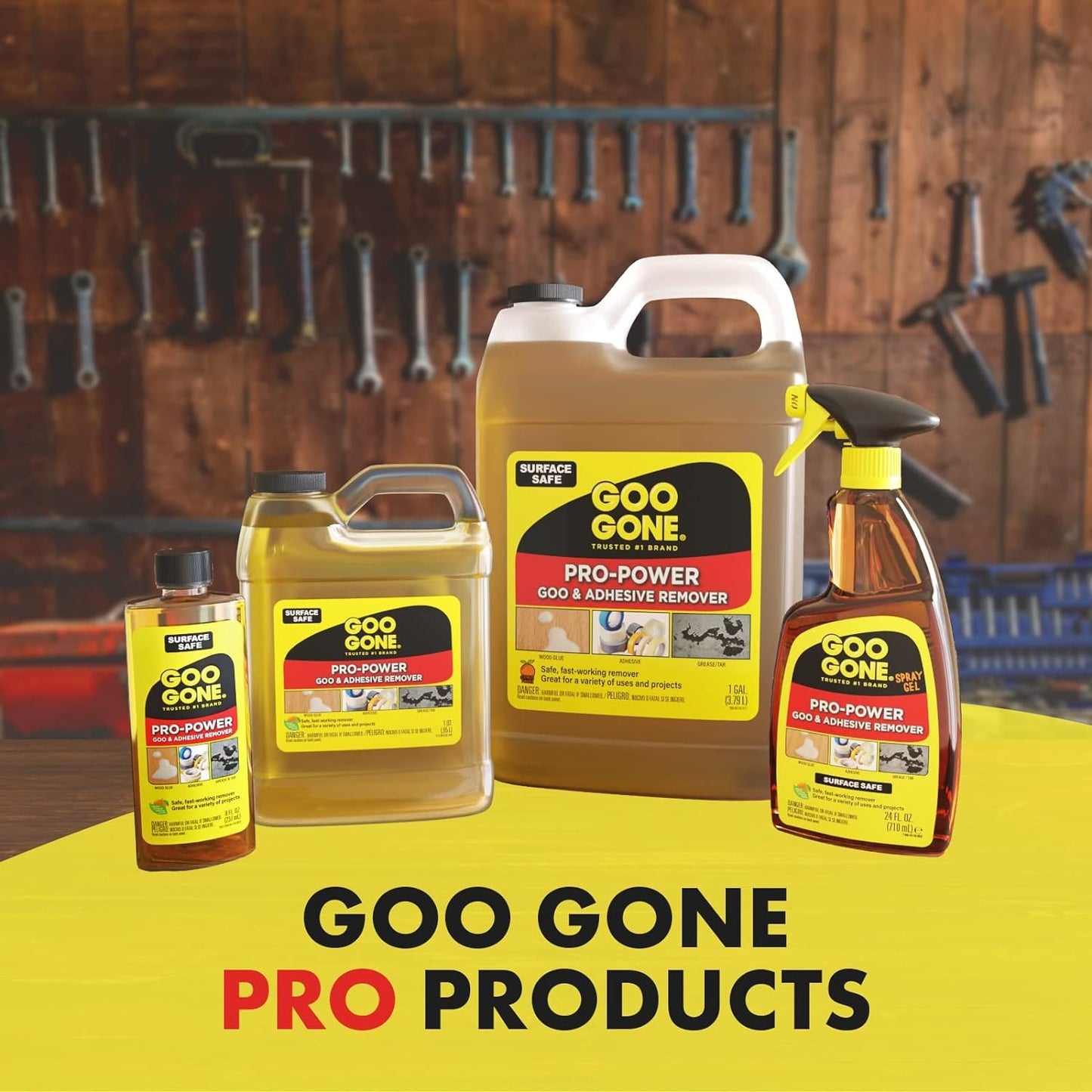 Pro-Power Spray Gel Adhesive Remover - Surface Safe, Great Cleaner, No Harsh Odo
