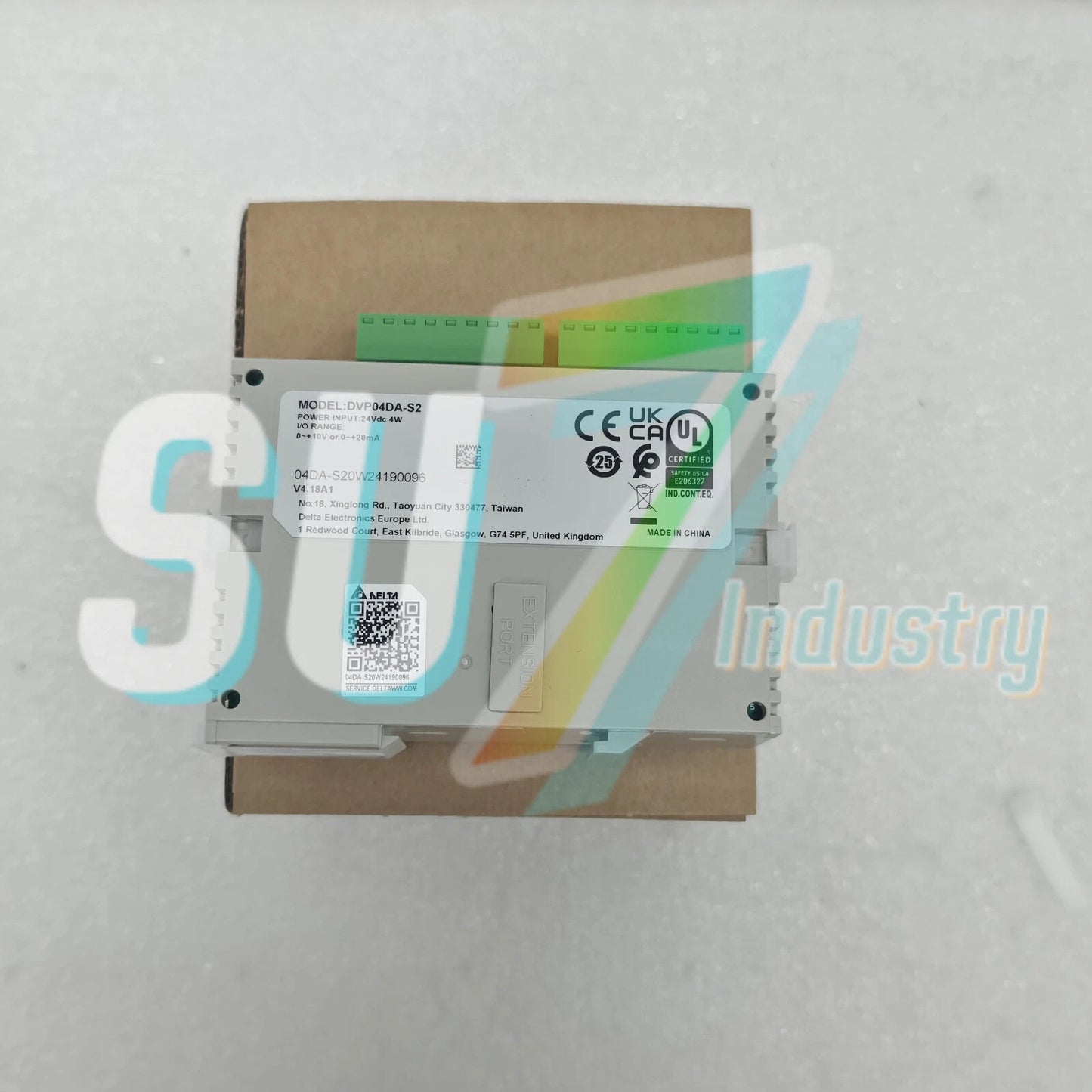 Delta DVP04DA-S2 PLC Module  # 1pcs    In Box