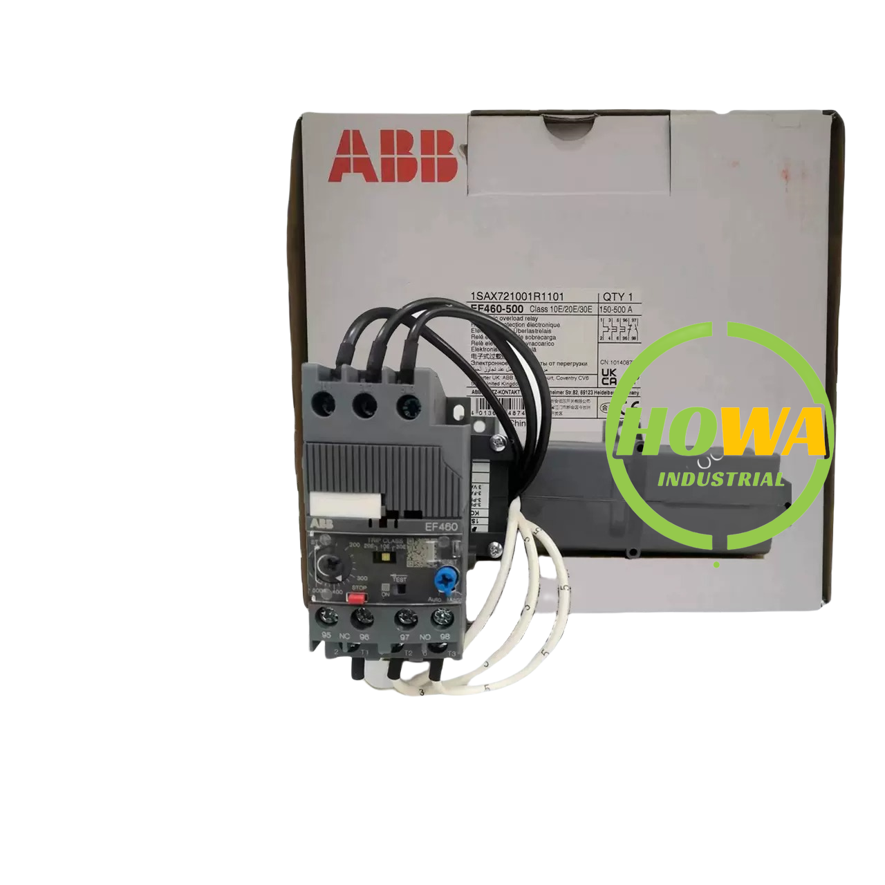 1/piece  ABB Contactor Thermal Overload Relay EF460-500 150-500A