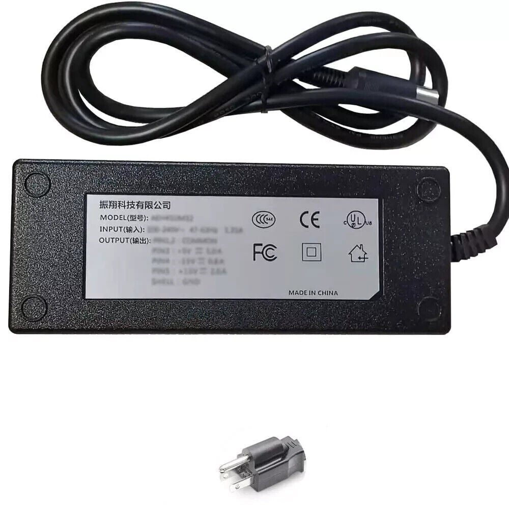 4-PIN Replacement AC Adapter for Numark YNA09001 Power Supply Cord Charger