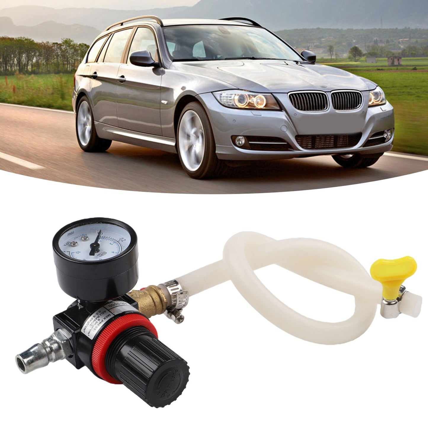 Car Truck Radiator Leak Pressure Tester Autos Water Tank Detector  Tool