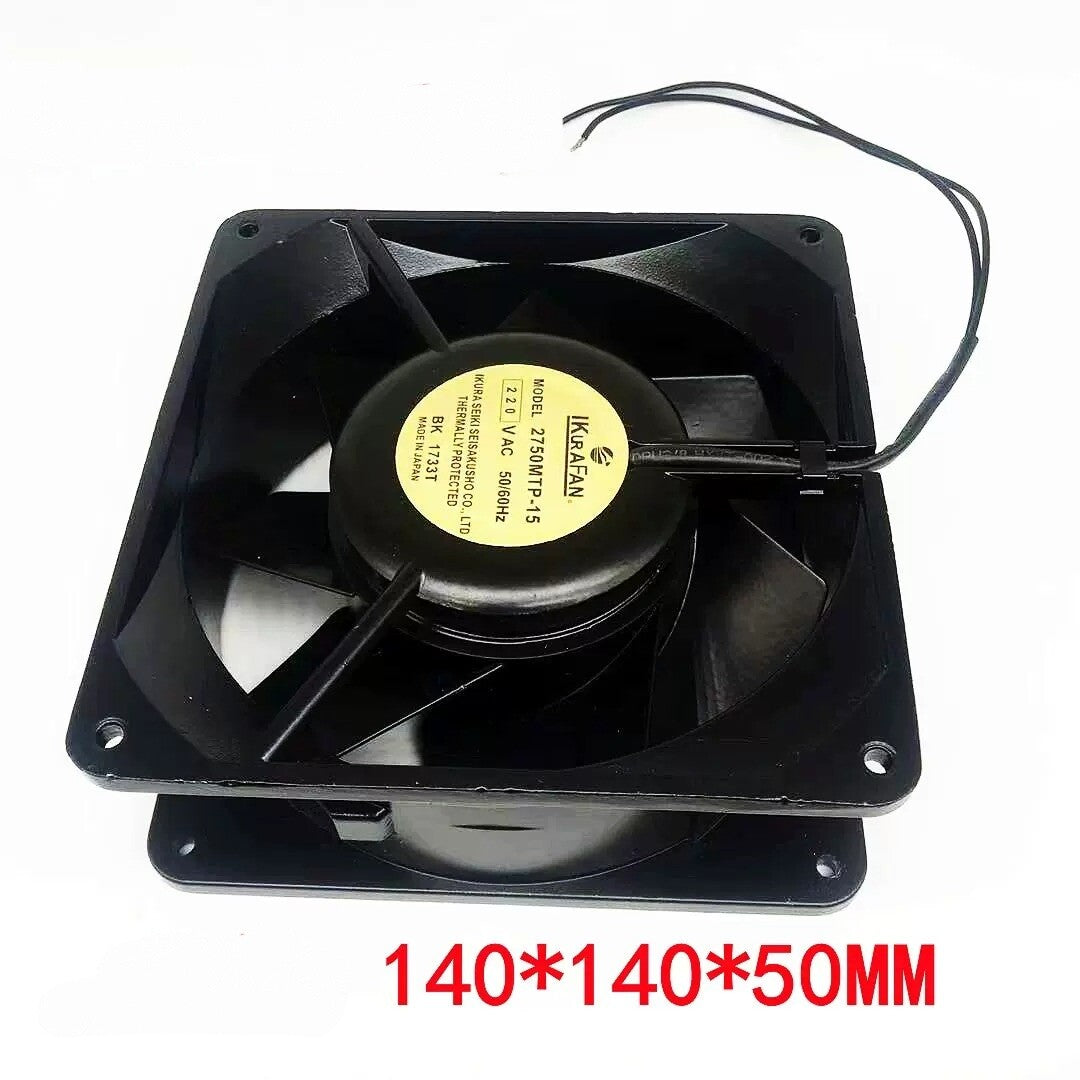 IKURA 2750MTP-15 14cm 220V Metal High Temperature Resistant Cabinet Cooling Fan