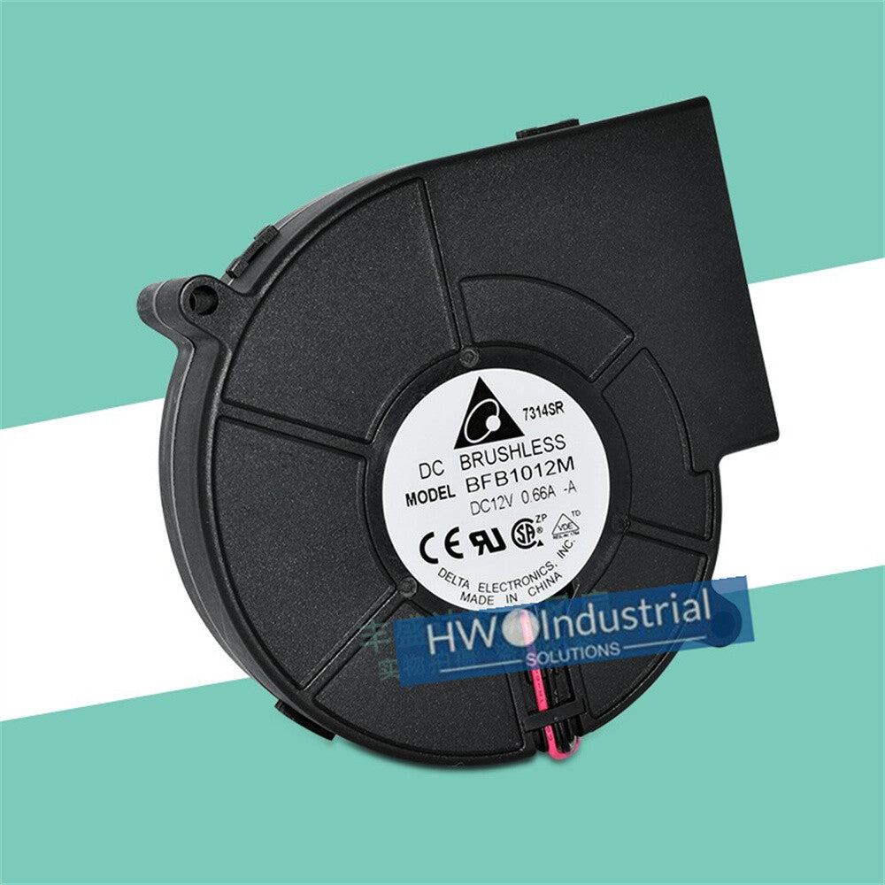1/piece Delta BFB1012M 2-wire 12V 0.66A 9733 Centrifugal Turbine Blower Fan