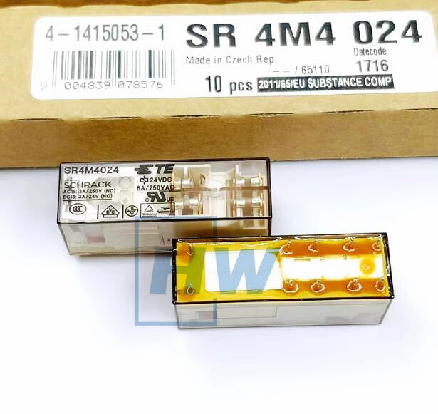 1PC  TE SR4M4024 24VDC Elevator Special Safety Relay 4-1415053-1