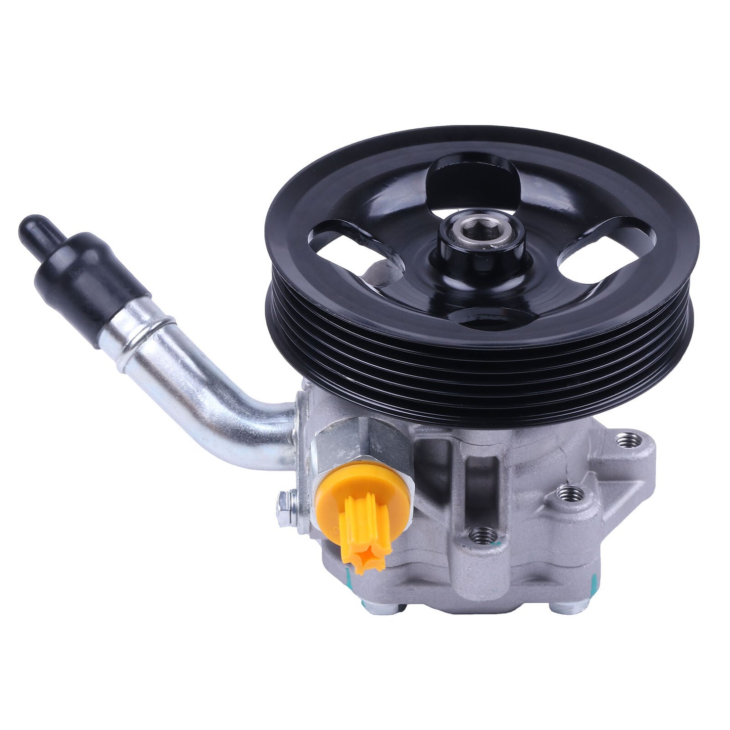 Power Steering Pump W/ Pulley For 12-17 Jeep Wrangler 3.6L V6 GAS DOHC 20-1039