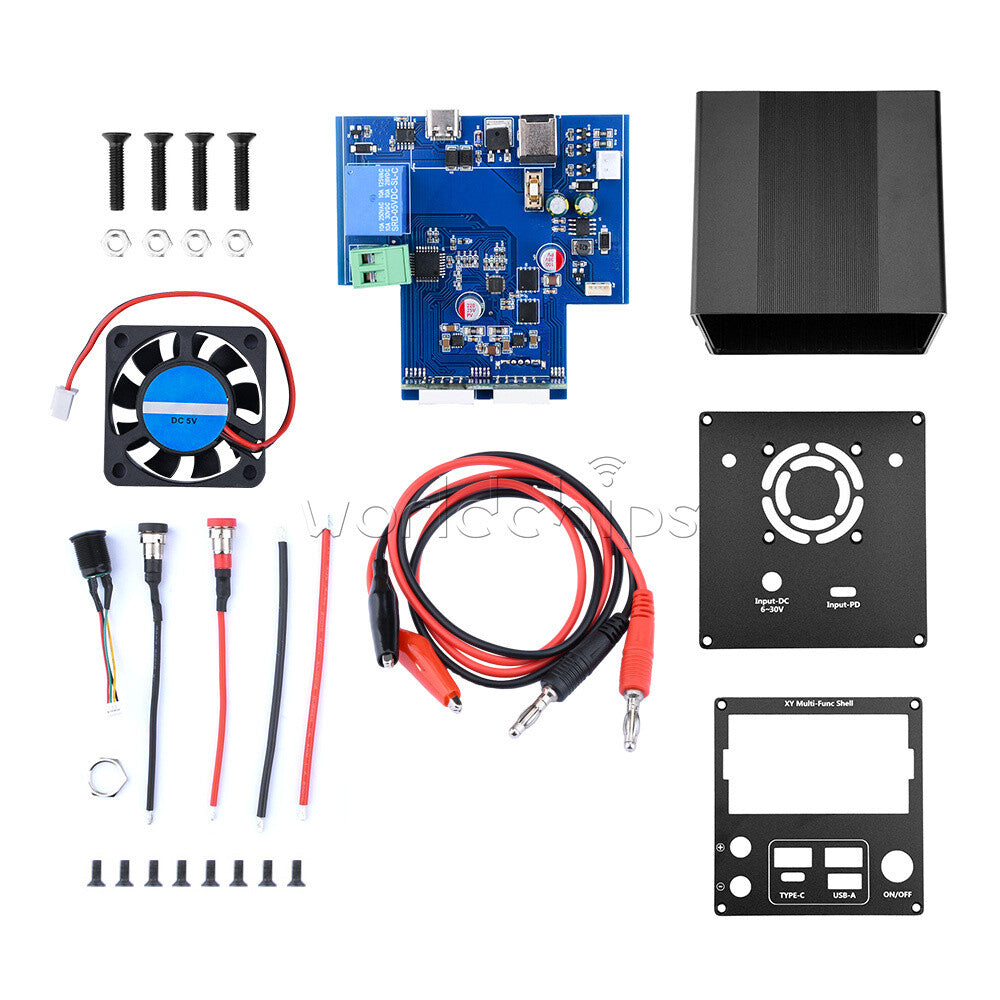 Fast Charging PD Type-C XYS3580 XY-3606 CNC DC Regulated Power Supply DIY Shell