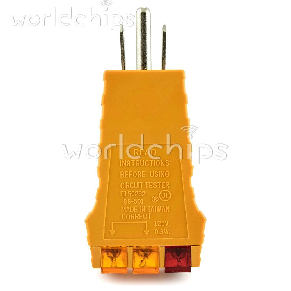 10pcs Electrical Socket Power leakage Tester w/ GFCI Check Receptacle Tester