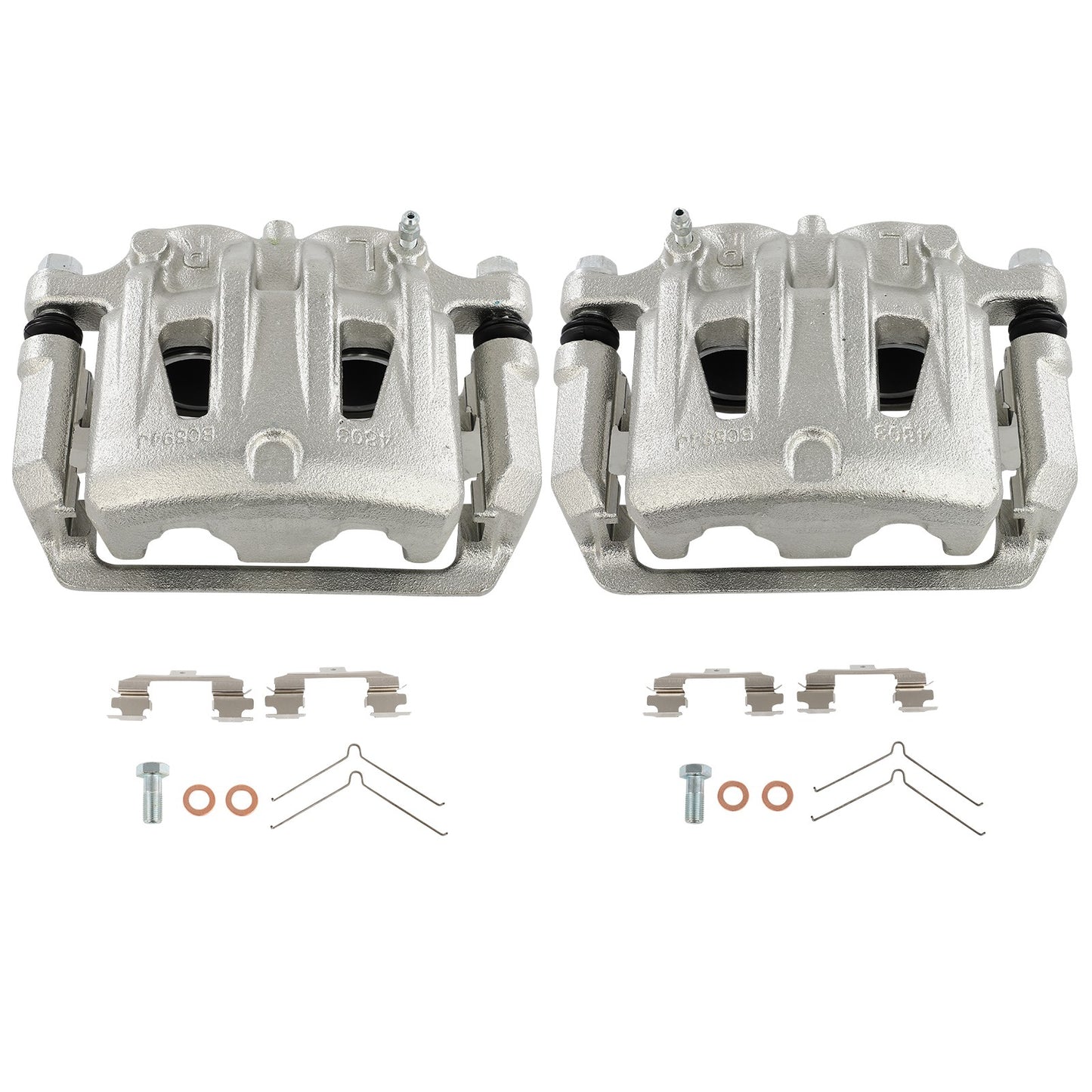 Front Left Right Brake Calipers 2Pcs For 2004-2017 Nissan Quest 19B3106 19B3107
