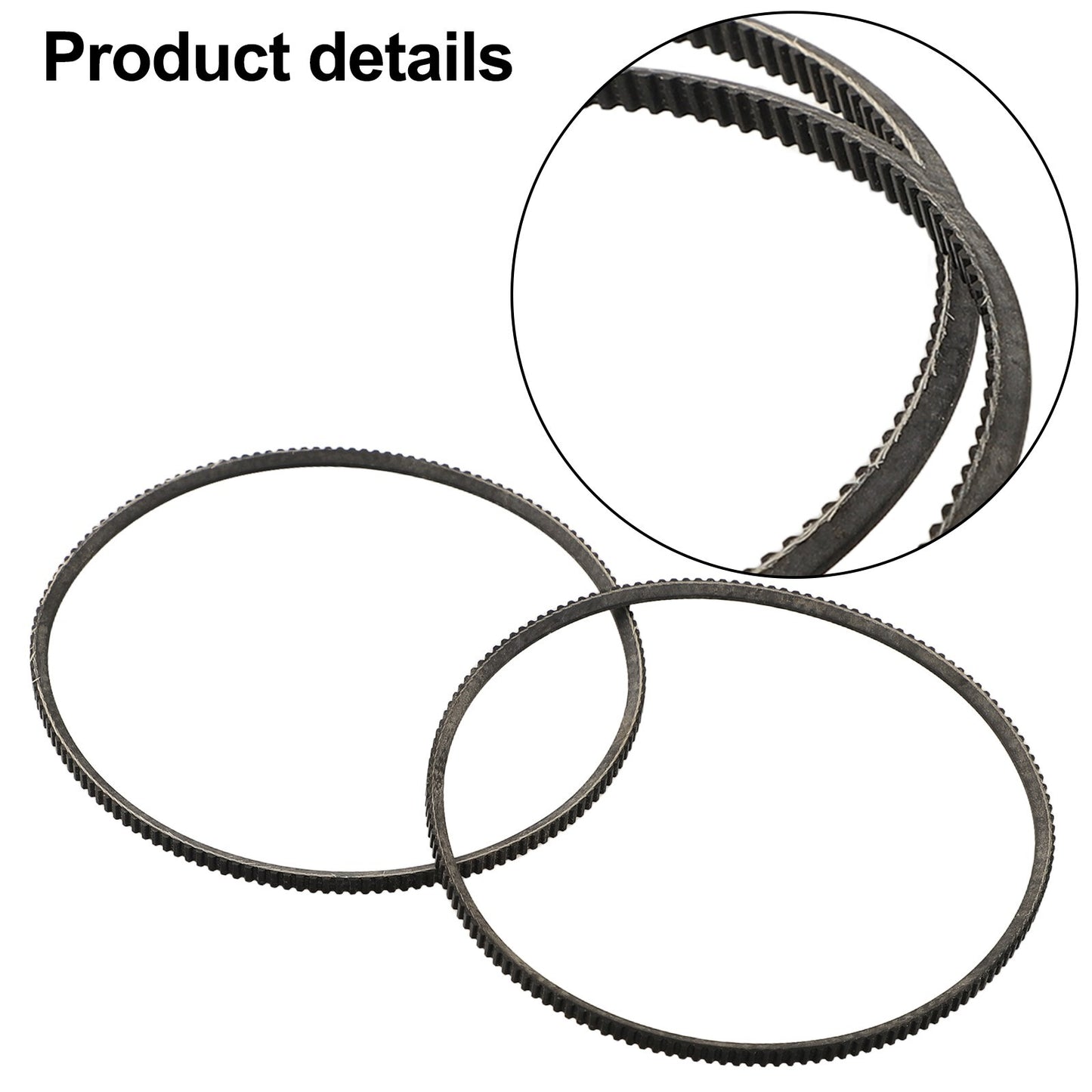 2Pcs 5M375 Lathe Belt For WM210V Mini Lathe 5M375