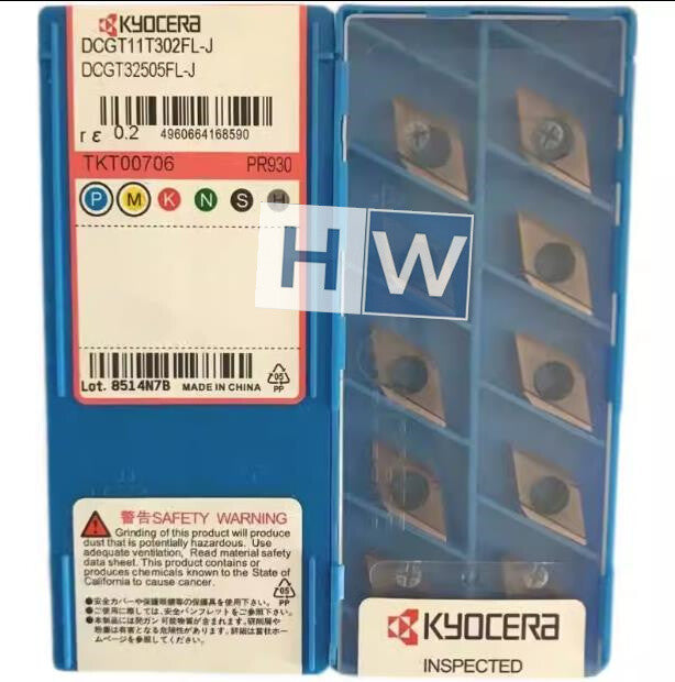 BOx/ 10PCS Kyocera Diamond CNC Blade DCGT11T302FL-J PR930