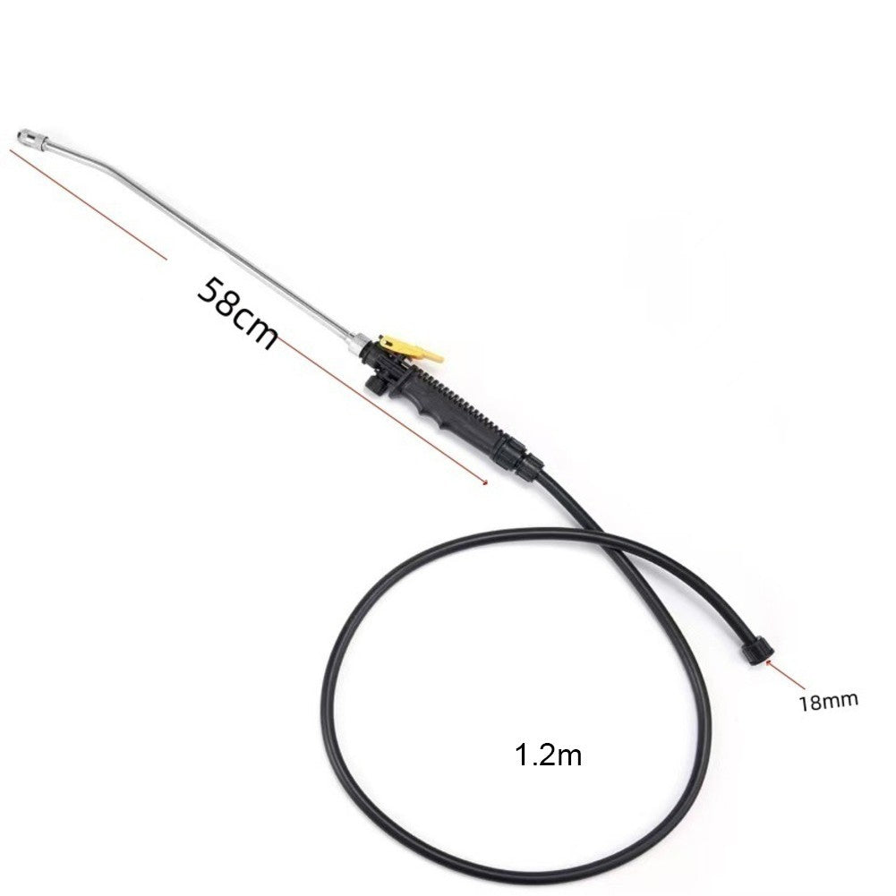 High Pressure Sprayer with Adjustable Nozzle and Ergonomic Trigger Wand Design