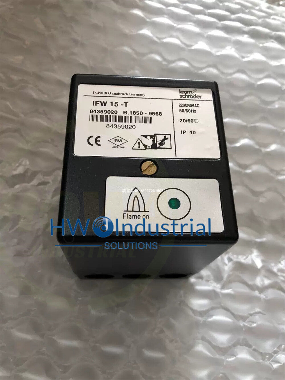 1/piece  Krom IFW15-T IFW 15-T 220/240V Flame Detection Controller