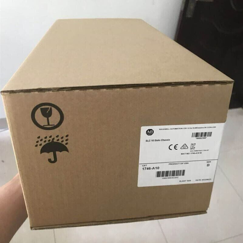 AB Factory Sealed 1746-A10 SLC-500 PLC Chassis/Rack10 Slots Module 1746A10