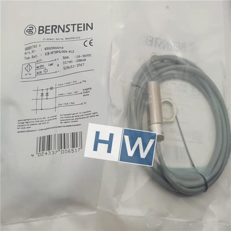 1PC BERNSTEIN Proximity Switch KIB-M18PS-005-KL2 Inductive Sensor
