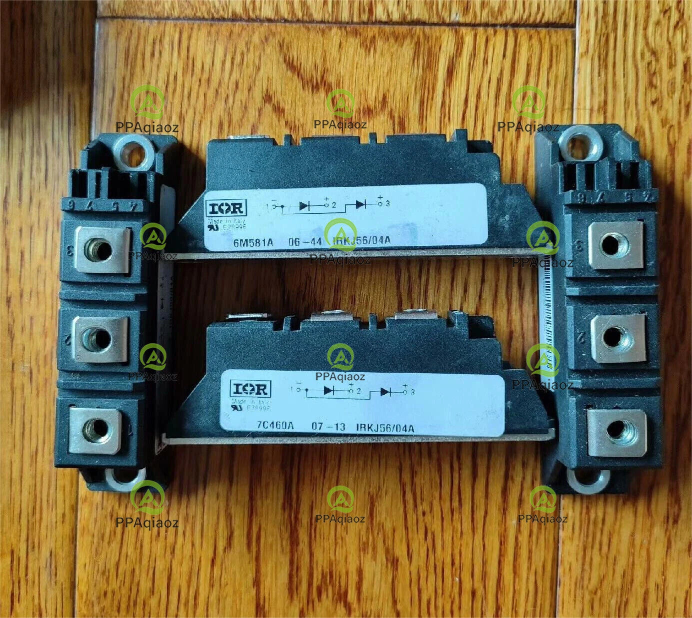 4PCS   IR   IRKJ56/04A  DIODE MODULE GP 400V 60A ADDAPAK . NO BOX .