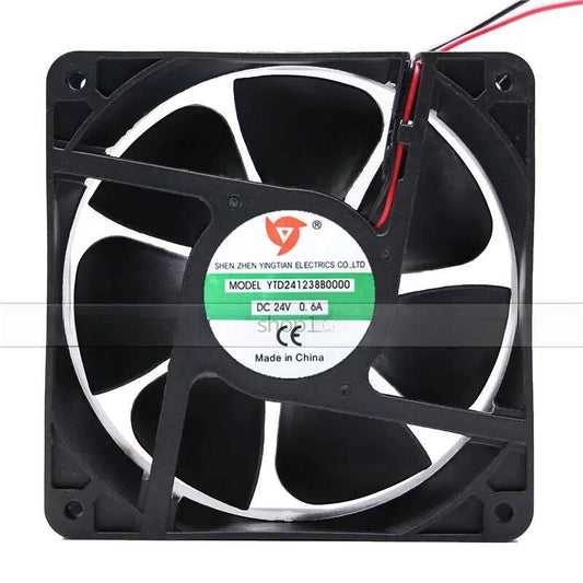 YTD241238B0000 24V 0.6A 2-wire 12CM 12038 Welding Machine Exhaust Cooling Fan