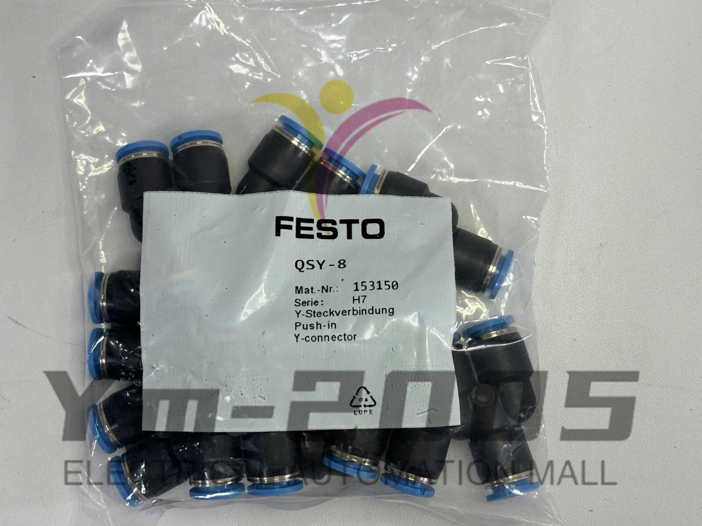 10pcs  Festo gas fittings QSY-8 153150 #P