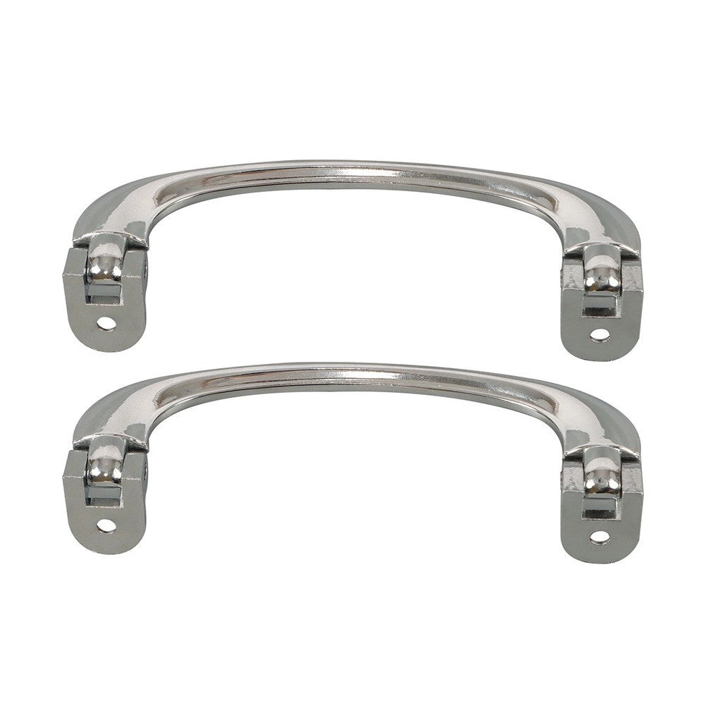 For Classic Cars Chrome Interior Door Pull Handle Pair for Door Card Adaption