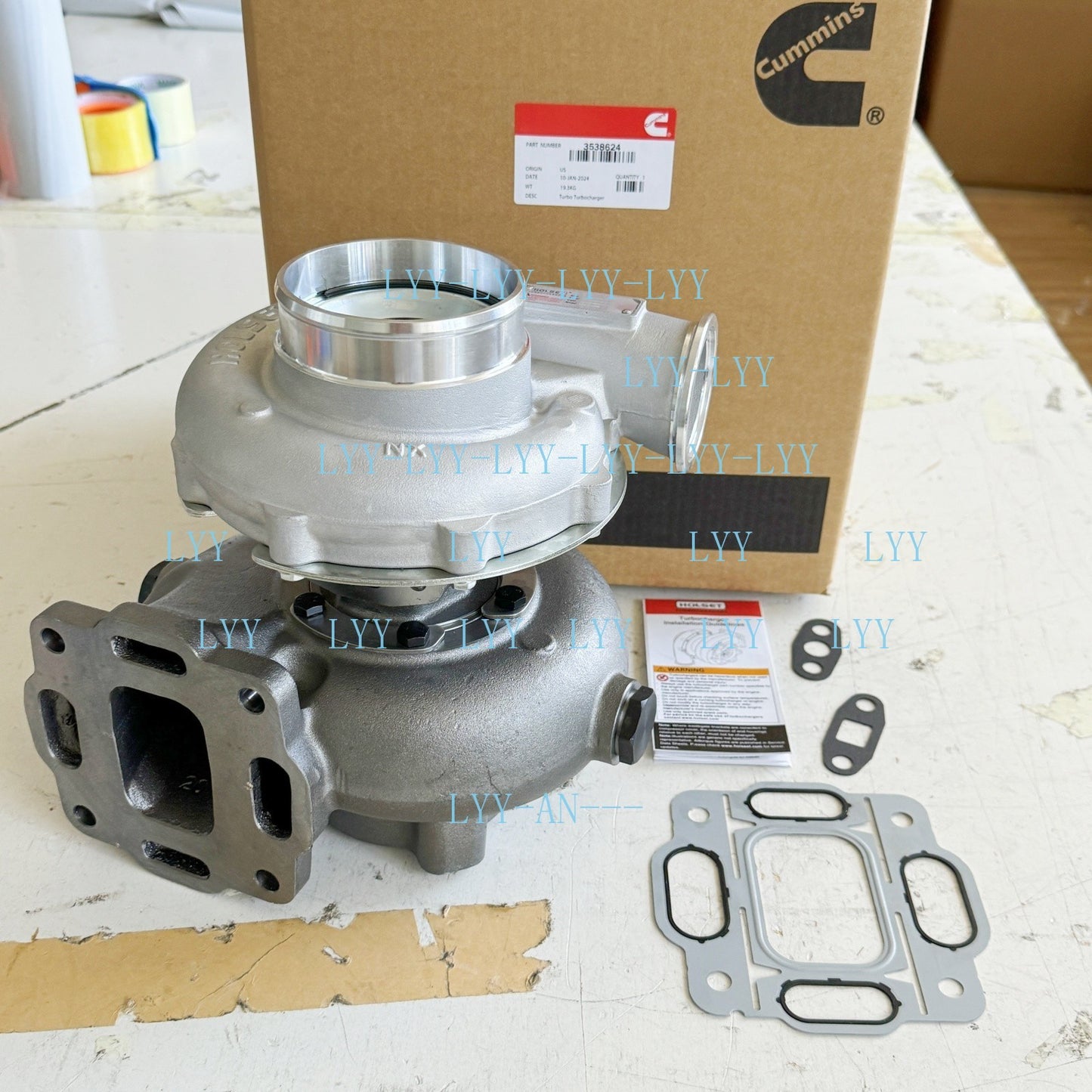 Turbocharger Turbo H2D 3538623 For Cummins Engine 6CTA M2 8.3L 3802886 3538624