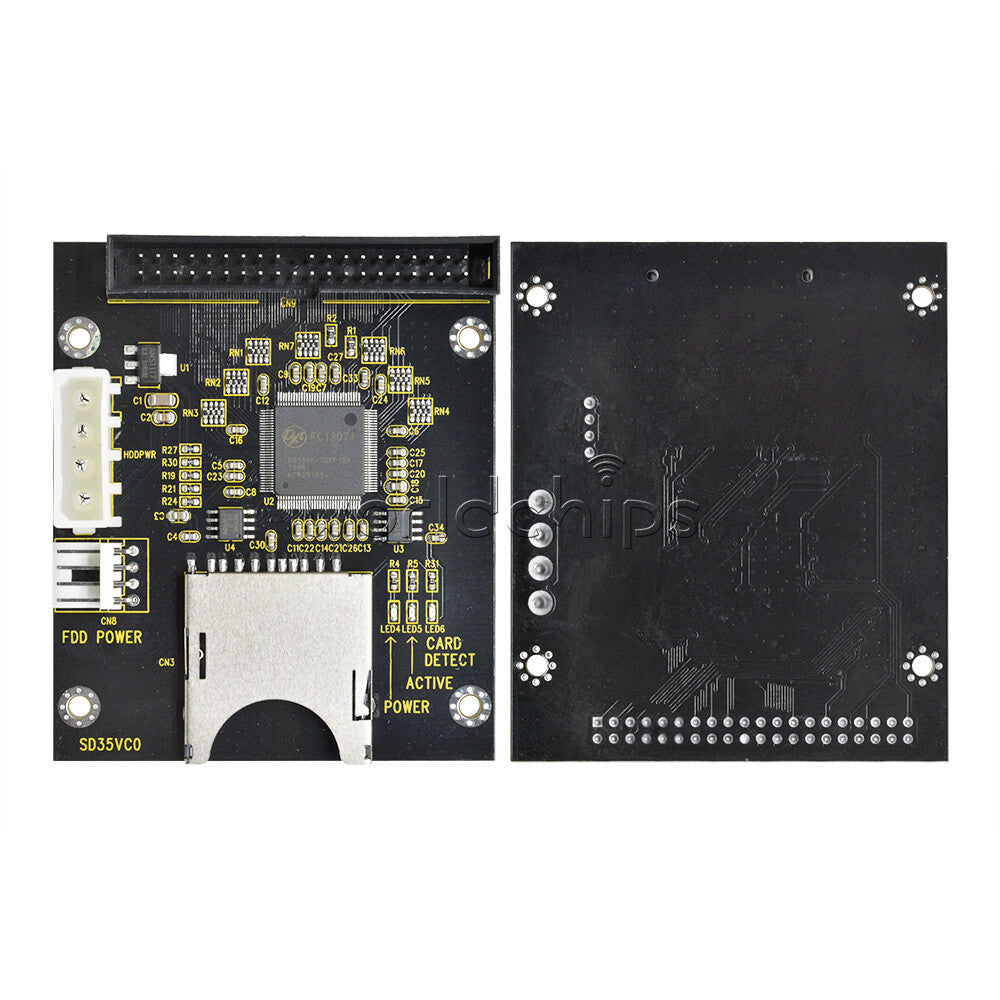 SD To 3.5" Memory 40Pin Male IDE Hard Disk Drive HDD Card Adapter Converter