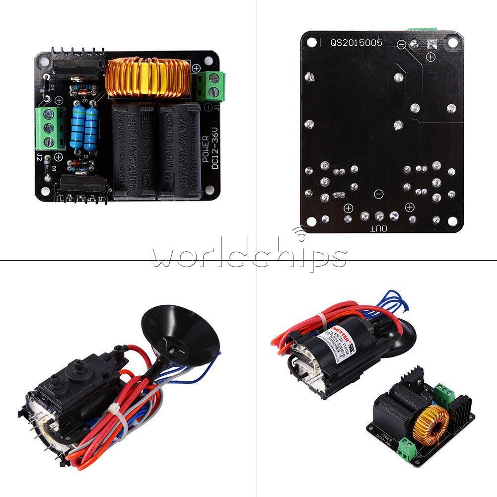 ZVS Tesla Coil Flyback Driver/Marx Generator/Jacob'ladder Ignition Coil 12-36V