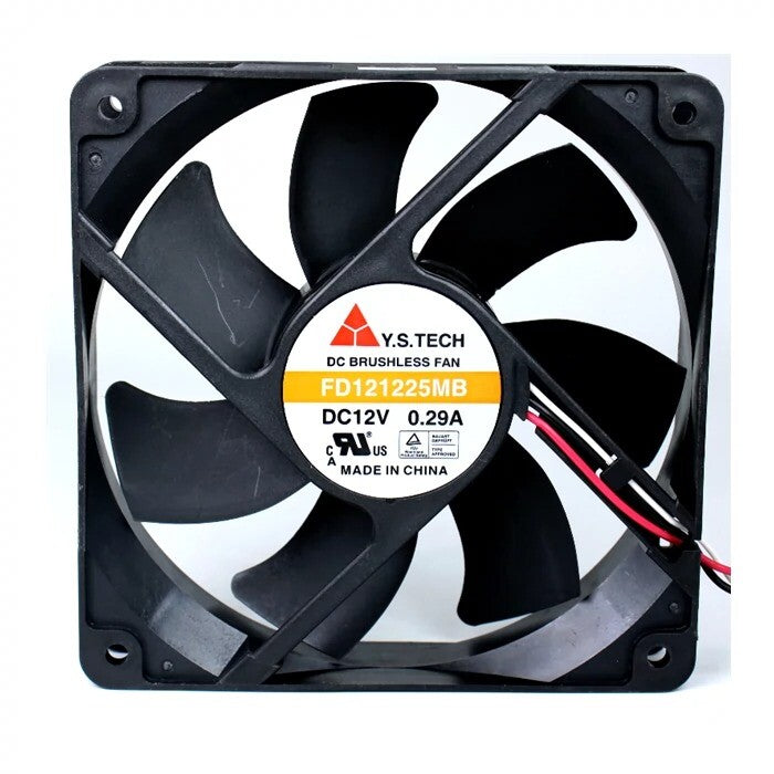 Y. S.TECH 12CM FD121225MB DC12V 0.29A Chassis Cooling Fan