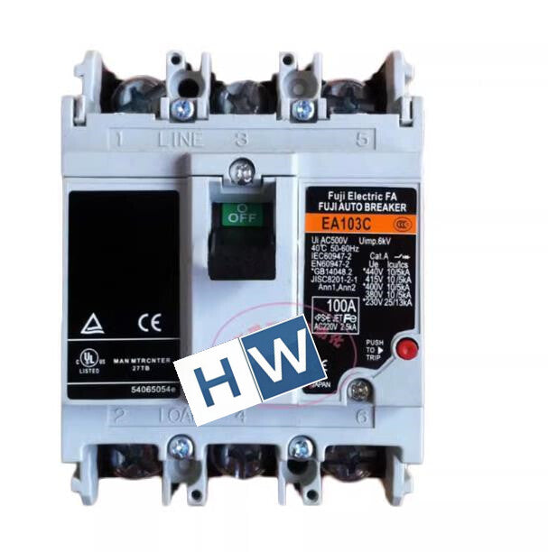 1PC   Air Switch Molded Case Circuit Breaker EA103C 3P 100A