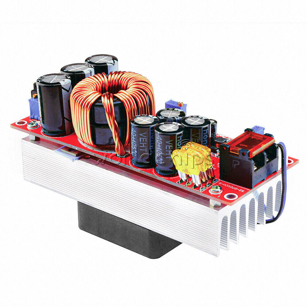 1800W 40A 10V-60V to 12V-90V  DC-DC Boost Converter Step-Up Power Supply Module