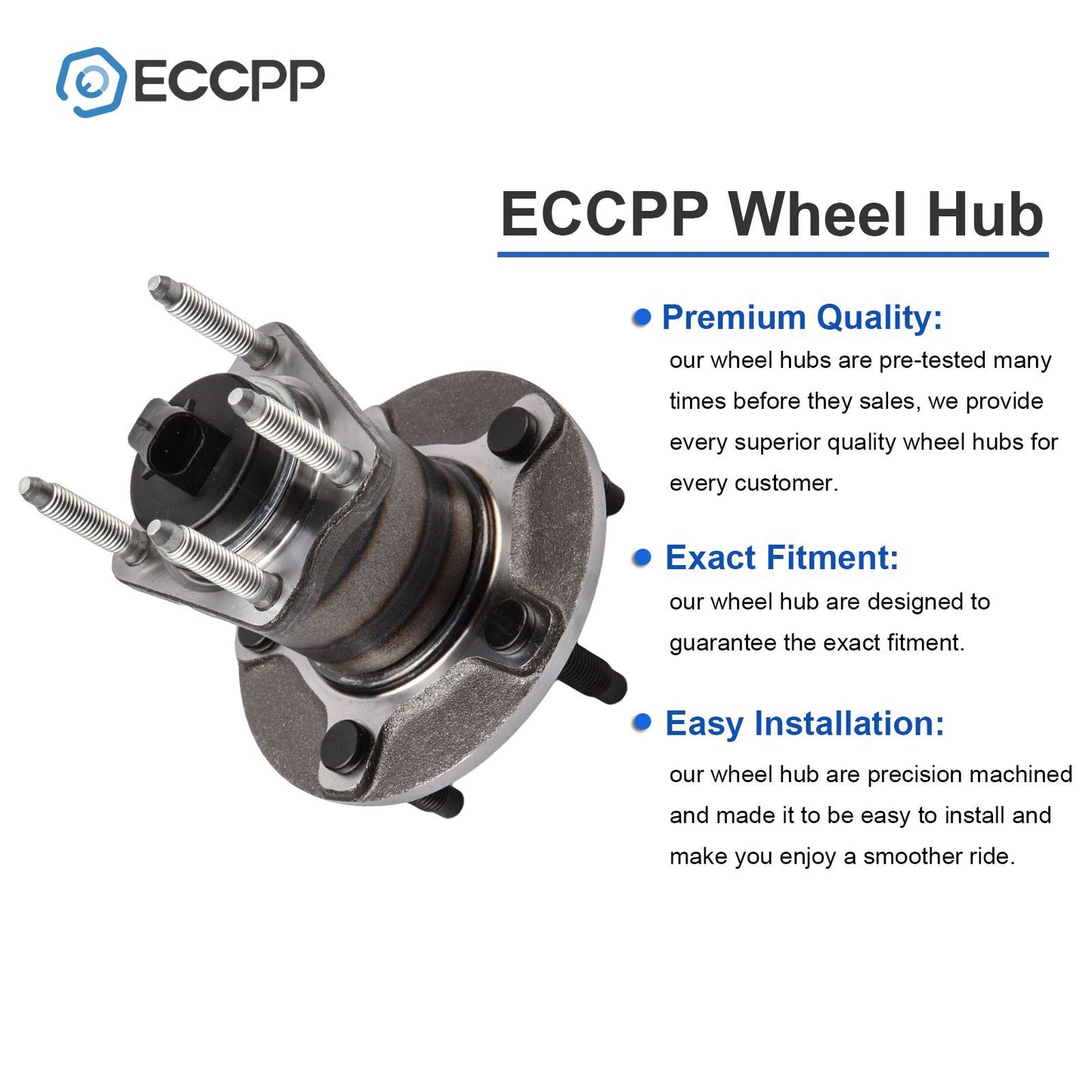 1Pc Wheel Hub Bearing Rear FWD For Chevrolet Malibu HHR Saturn Aura Pontiac G6