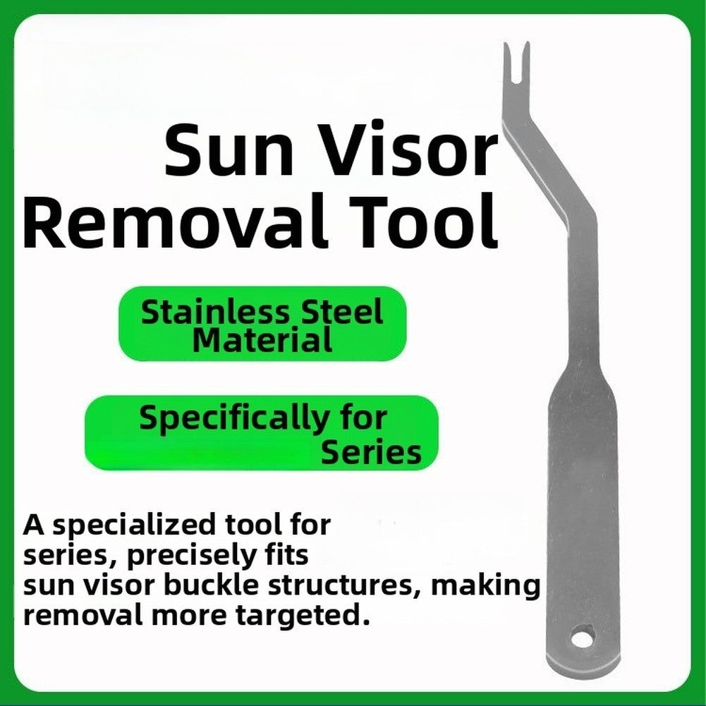 Stainless Steel Tool for Removing Sun Visor Clips in For Car Interiors