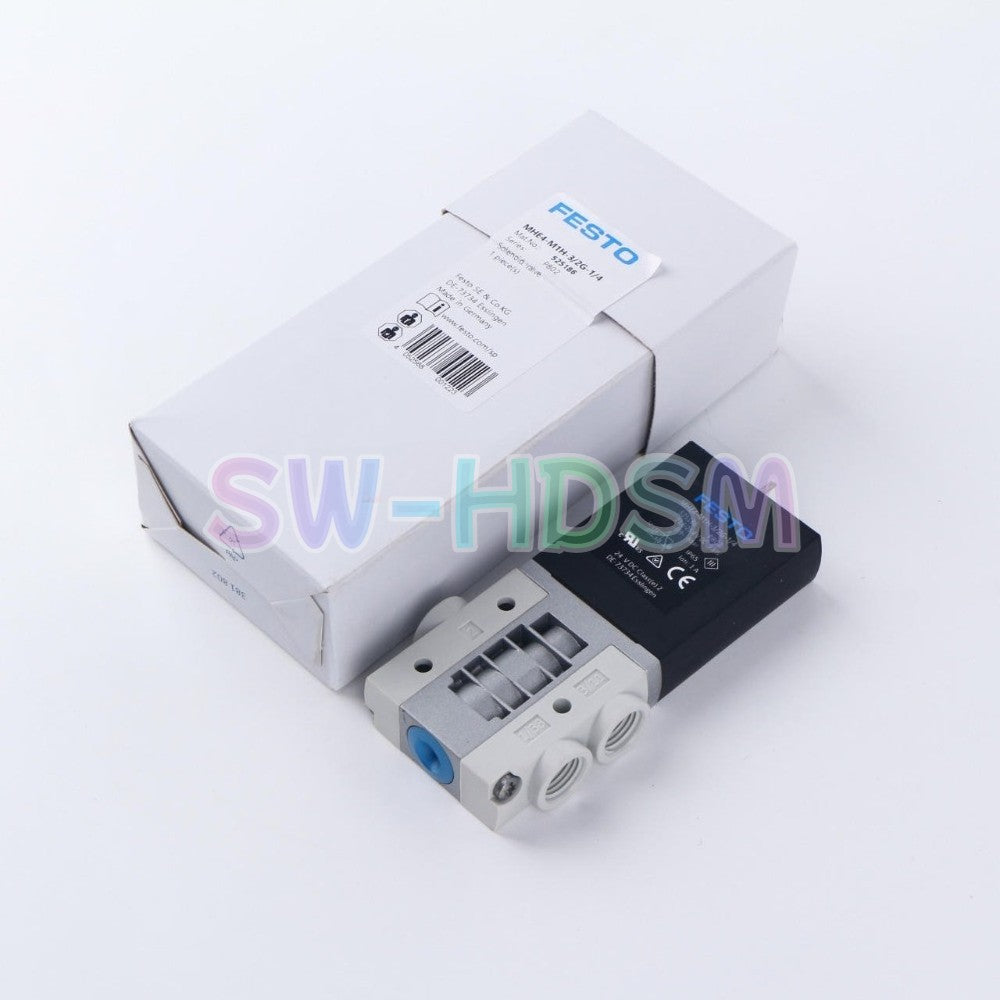 1PCS  for FESTO Double Solenoid Valve MHE4-M1H-3/2G-1/4 525186 Freight Free