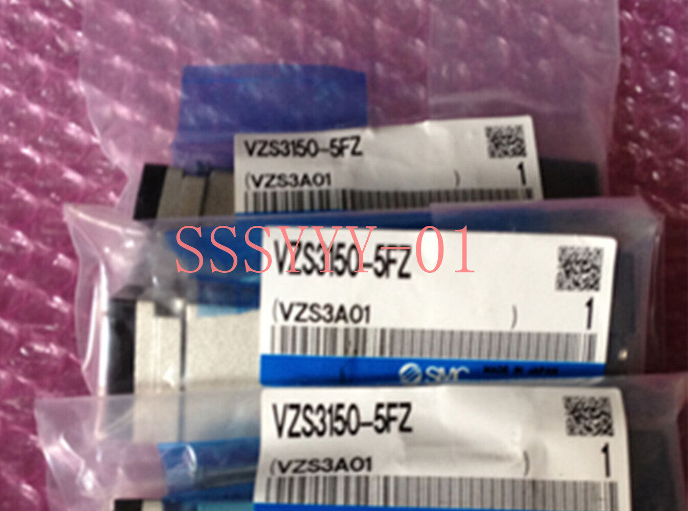 1PCS  SMC solenoid valve VZS3150-5FZ Free shipping VZS31505FZ