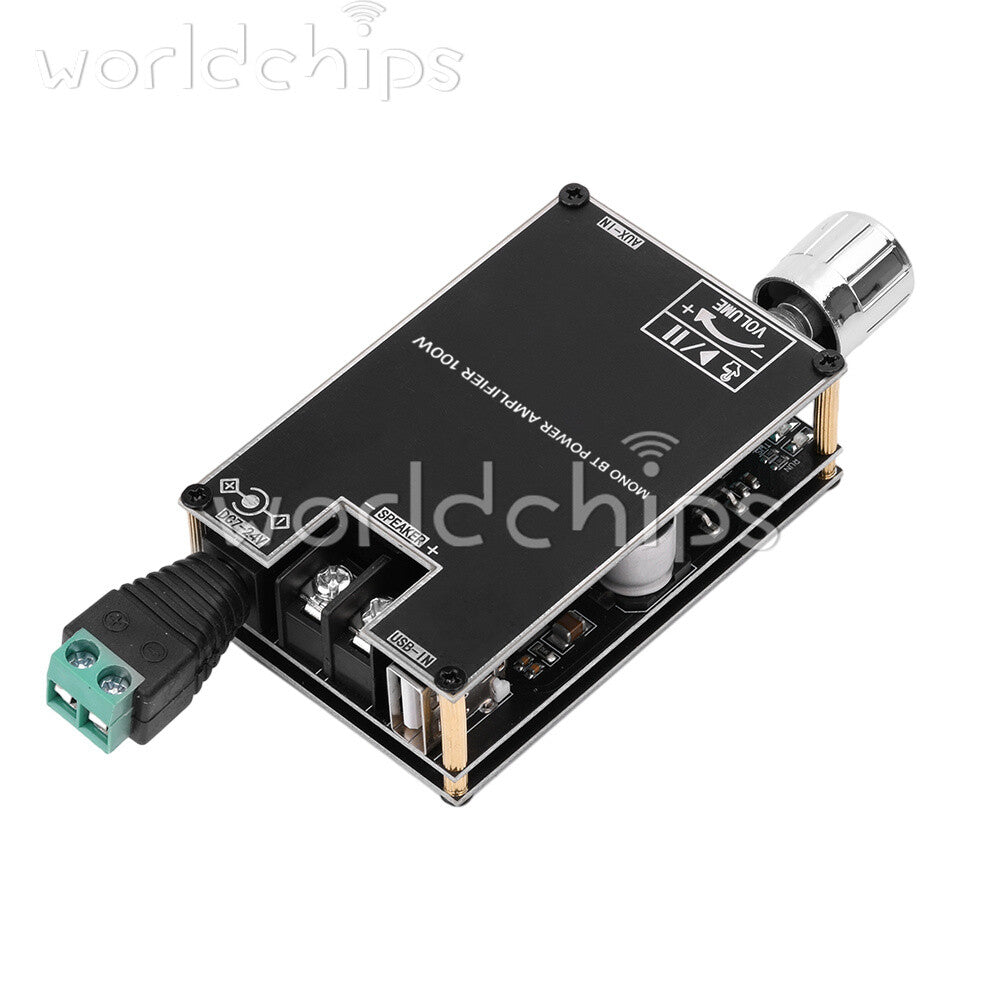 ZK-1001B 100W TPA3116D2 Audio Power Amplifier Bluetooth5.1 TWS Pair Box Function