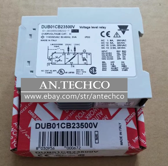 1pcs  Carlo Gavazzi DUB01CB23500V DIN rail-mount Voltage Monitoring Relay