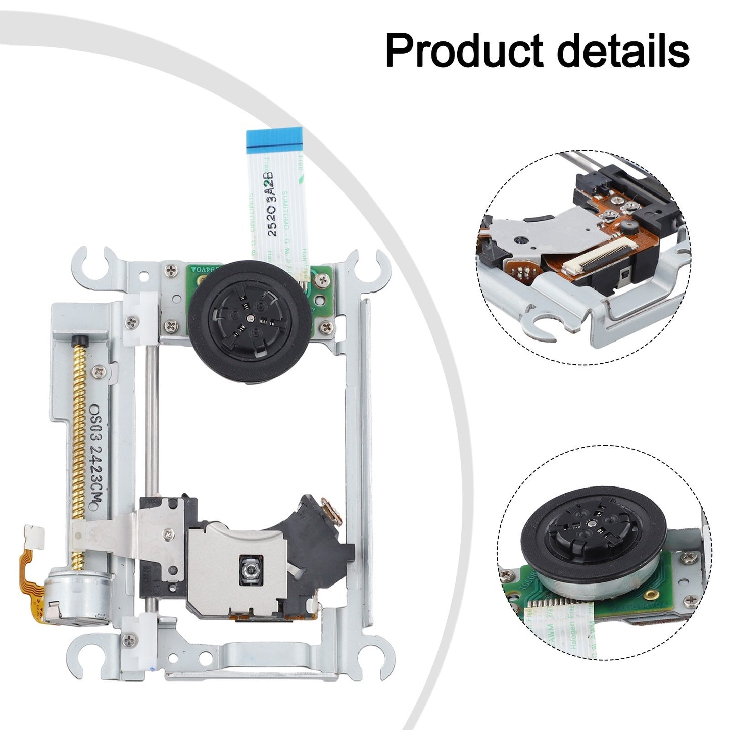 Efficient and Reliable Optical Pickup Lens for PS2 SCPH77001 SCPH7700X
