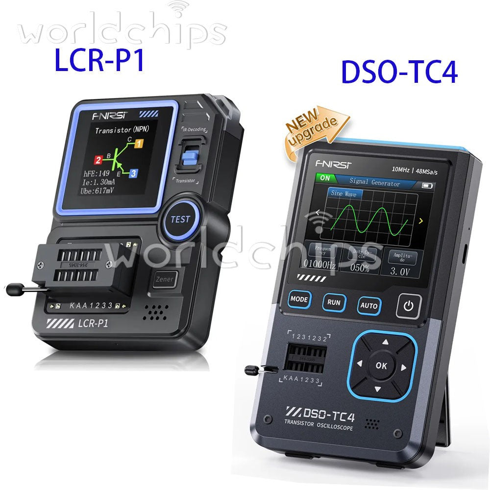 FNIRSI LCR-P1 Transistor Tester / DSO-TC4 Digital Oscilloscope Signal Generator