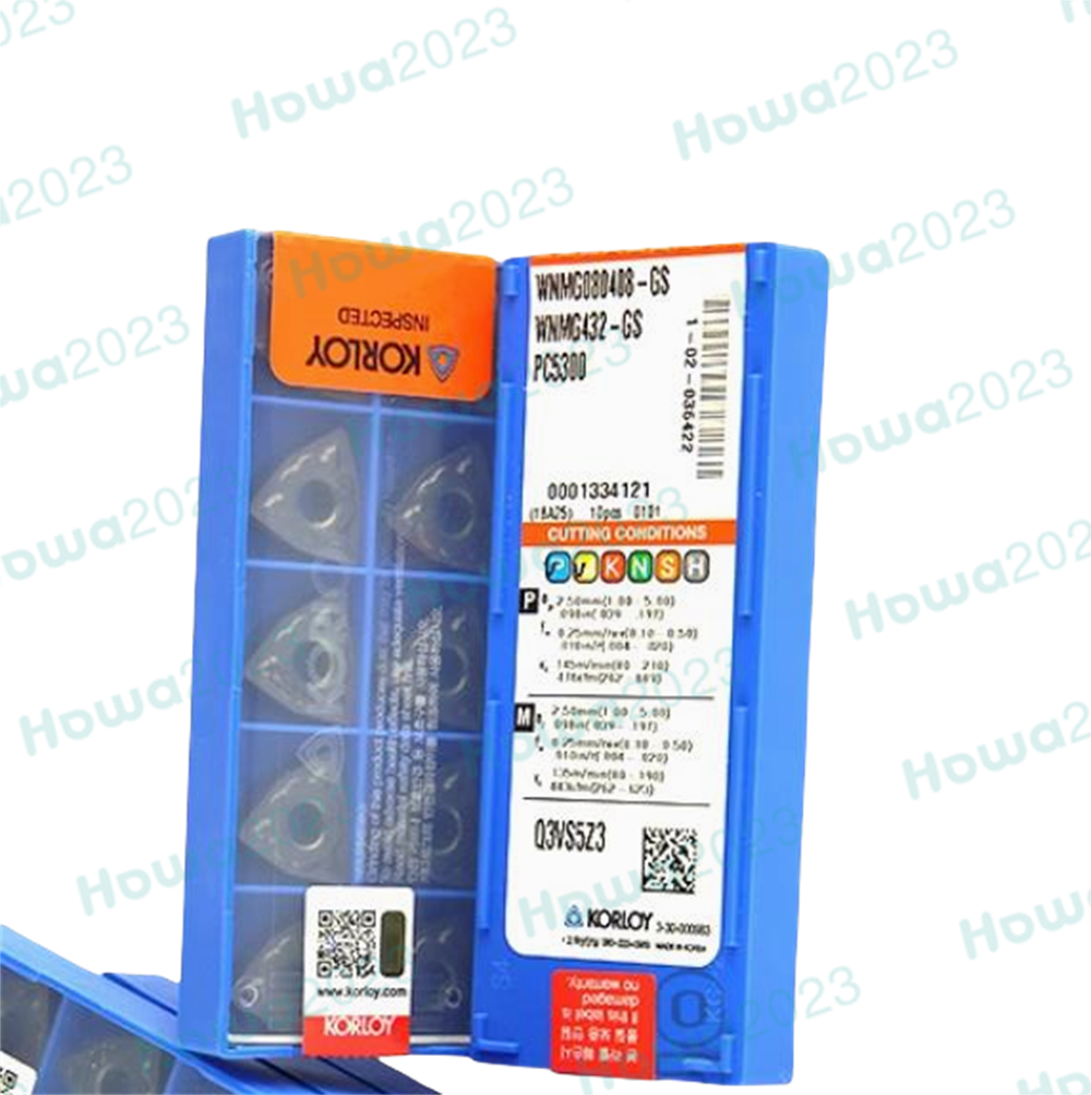 10Pcs/BOX WNMG080408-GS PC5300 WNMG432-GS KORLOY Turning Blade Carbide Inserts